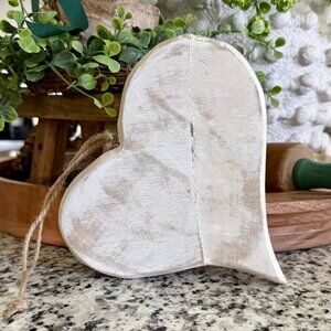 Wooden Heart Ornament